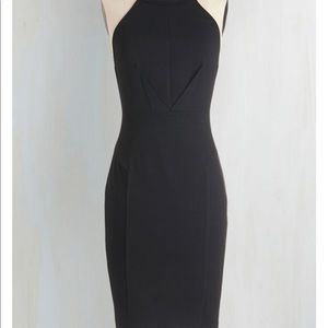 Black Backless Dress